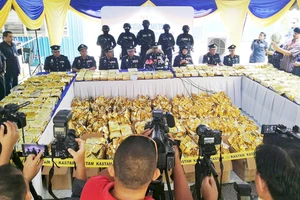 1,2 tấn ma túy đá đội lốt trà vào Malaysia