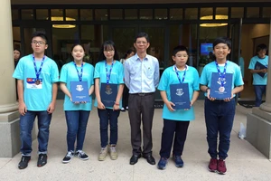 Việt Nam đoạt 5 huy chương bạc và đồng tại cuộc thi Toán học Thế giới - WMO 2018