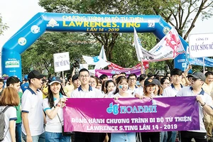 Công ty CP Tập đoàn Xây dựng Hòa Bình đồng hành đi bộ từ thiện Lawrence S. Ting lần thứ 14-2019
