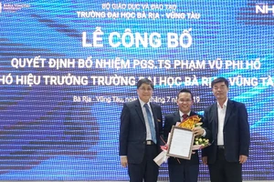 PGS.TS Phạm Vũ Phi Hổ được bổ nhiệm làm Phó Hiệu trưởng Đại học Bà Rịa – Vũng Tàu