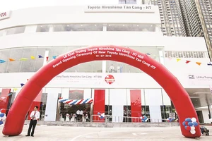 Khai trương Showroom Toyota Hiroshima Tân Cảng - HT do Hòa Bình làm tổng thầu