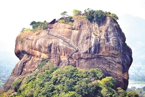 Đá sư tử Sigiriya ở Sri Lanka 