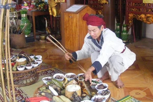 Trong mâm cơm lễ của đồng bào Thái luôn có món cá mát