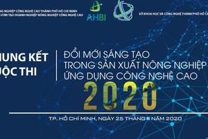 Chung kết cuộc thi “Đổi mới sáng tạo trong sản xuất nông nghiệp ứng dụng công nghệ cao 2020”
