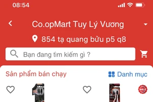 App Saigon Co.op rất dễ thao tác trên điện thoại