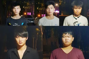 5 người Trung Quốc nhập cảnh trái phép vào Việt Nam bị bắt giữ. Ảnh: Công an cung cấp
