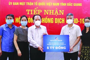 Tập đoàn Đất Xanh ủng hộ 5 tỷ đồng, chung tay cùng Bắc Giang chống dịch Covid-19