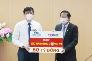 HDBank và Sovico Group ủng hộ 60 tỷ đồng cho chương trình vaccine phòng ngừa Covid-19