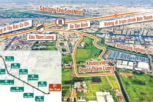 Tuyến metro số 2 Bến Thành - Tham Lương: Nỗ lực khởi công vào cuối năm