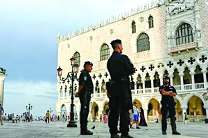 An ninh được tăng cường ở Venice trong thời gian diễn ra hội nghị của G20