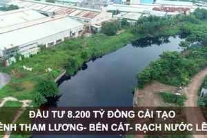 Đầu tư 8.200 tỷ đồng cải tạo kênh Tham Lương - Bến Cát - rạch Nước Lên