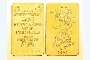 Giá vàng SJC còn cao hơn giá vàng thế giới 9,9 triệu đồng/lượng