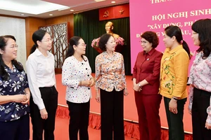 Thường trực Ban Bí thư Trương Thị Mai quán triệt sinh hoạt chuyên đề xây dựng, phát triển đội ngũ cán bộ nữ