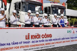 Khởi công xây dựng hạ tầng kỹ thuật dự án metro 2 tuyến Bến Thành - Tham Lương