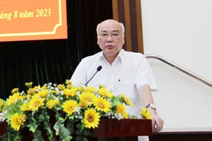 Đồng chí Phan Nguyễn Như Khuê phát biểu chỉ đạo hội nghị