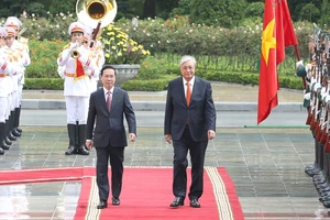 Chủ tịch nước Võ Văn Thưởng chủ trì lễ đón Tổng thống Kazakhstan Kassym-Jomart Tokayev