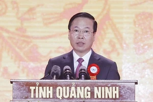 Chủ tịch nước Võ Văn Thưởng dự lễ kỷ niệm 60 năm thành lập tỉnh Quảng Ninh