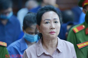 Bị cáo Trương Mỹ Lan tại tòa. Ảnh: CAO THĂNG