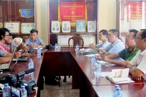 UBND Phường Tam Bình, quận Thủ Đức, TPHCM tổ chức họp báo vào chiều ngày 29-9