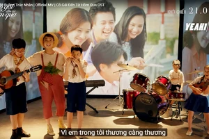 Phim Cô gái đến từ hôm qua có MV Ngồi hát đỡ buồn (hơn 14 triệu lượt xem)