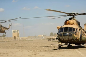 Trực thăng Mi-17 của quân đội Iraq trong một phiên huấn luyện. Ảnh: GLOBAL MILITARY REVIEW