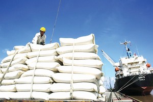 大米装卸出口。（图：工商报）
