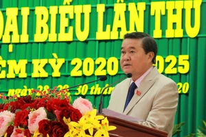 Đồng chí Nguyễn Thanh Hùng tái đắc cử Bí thư Huyện ủy Long Phú, Sóc Trăng