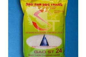 Gạo ST24 được đề xuất công nhận sản phẩm OCOP 5 sao