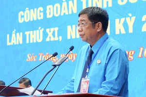 Ông Nguyễn Thanh Sơn tái đắc cử Chủ tịch Liên đoàn Lao động tỉnh Sóc Trăng