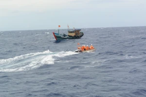 Tàu câu mực khơi cùng 52 ngư dân đang gặp nạn trên biển