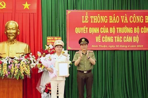 Khánh Hòa, Ninh Thuận có tân Giám đốc công an tỉnh