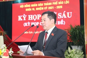 Ông Nguyễn Văn Phương được bầu làm Chủ tịch UBND TP Bảo Lộc