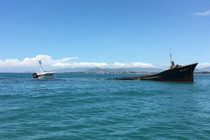 Hiện trường vụ tàu Việt Hải 06 chìm, gây nguy cơ tràn dầu