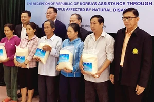 Hàn Quốc hỗ trợ 10.000 tấn gạo cho người dân Việt Nam bị thiên tai