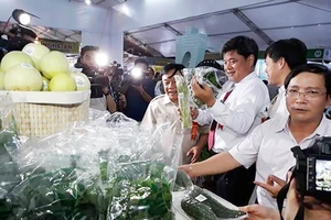 Thứ trưởng Bộ NN-PTNT Trần Thanh Nam thăm các gian triển lãm