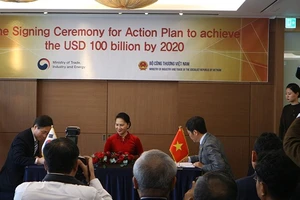 Việt Nam và Hàn Quốc đặt mục tiêu kim ngạch 2 chiều 100 tỷ USD