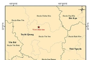 Động đất nhẹ tại Tuyên Quang