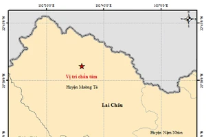 Động đất 4,9 richter tại huyện Mường Tè, tỉnh Lai Châu 
