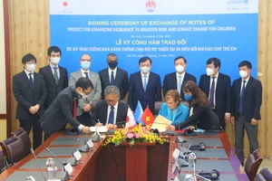Nhật Bản hỗ trợ Việt Nam 5,7 triệu USD bảo vệ trẻ em trước biến đổi khí hậu