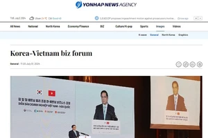 Trang Yonhap News đưa tin, ảnh về Thủ tướng Phạm Minh Chính
