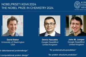 Nobel Priza: Ba nhà khoa học đoạt giải Nobel Hóa học 2024