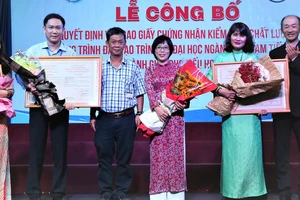 3 chương trình sư phạm của Trường ĐH Sài Gòn đạt kiểm định chất lượng quốc gia