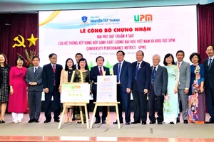 Trường ĐH Nguyễn Tất Thành đạt chuẩn 4 sao của UPM
