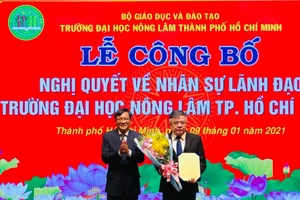 PGS-TS Huỳnh Thanh Hùng giữ quyền hiệu trưởng ĐH Nông lâm TPHCM