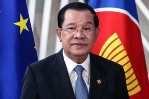 Thủ tướng Hun Sen. Ảnh: Bloomberg