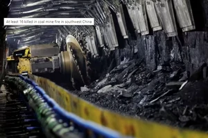 Cháy hầm mỏ ở Trung Quốc, 16 người thiệt mạng 