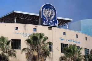 Trụ sở UNRWA tại Gaza. Ảnh: REUTERS