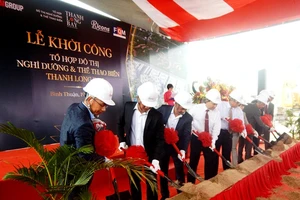 Lễ khởi công dự án tổ hợp đô thị nghỉ dưỡng và thể thao biển chuẩn 5 sao quốc tế đầu tiên tại Bình Thuận.