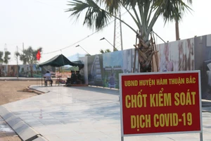Một số nơi tại huyện Hàm Thuận Bắc còn chưa thực hiện tốt công tác phòng, chống dịch Covid-19.