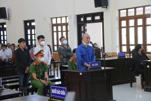 Bị cáo Phạm Văn Nam tại phiên tòa.